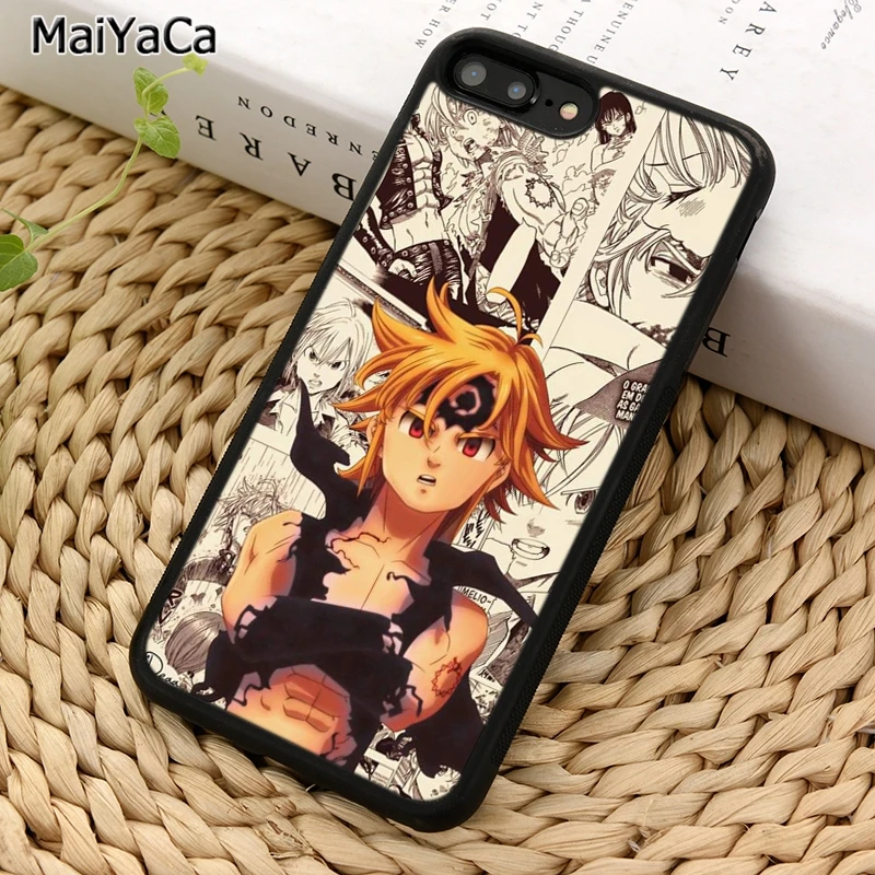 MaiYaCa семь смертных грехов мелиодас эсканор чехол для телефона iPhone 5 6S 7 8 plus 11 12 Pro X XR