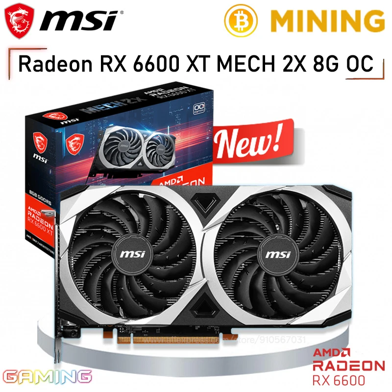 【2022A/W新作★送料無料】 【新品未開封】MSI AMD 8G 2X MECH 6600 RX Radeon PCパーツ