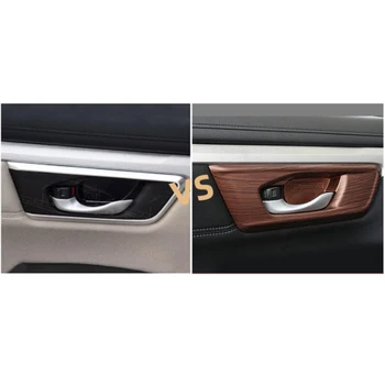 

FOR HONDA CRV CR-V 2017-2020 Door handle cover Wood Auto Door Handle Cover Set