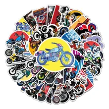 

50pcs Cool Motorcycle Cartoon Graffiti Stickers Laptop Guitar Luggage Bike Skateboard Waterproof Sticker Decal Kid Toy
