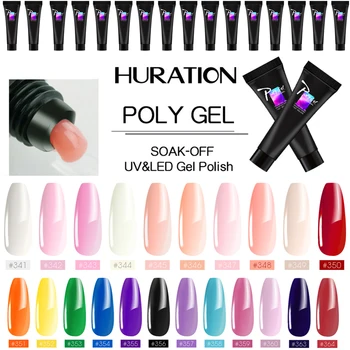 

Gel Acrylic Quick Extension PolyGel UV LED Pink White Nail Builder Poly Gel Clear Nails Extension Primer Gel Varnish Nail Art