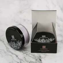 6 цветов водостойкая рассыпчатая пудра для кожи, брендовая пудра для макияжа, свободная Порошковая косметика