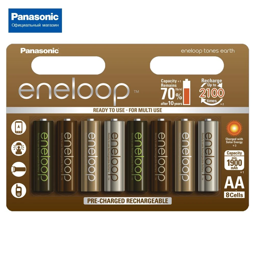 Аккумуляторы Panasonic eneloop(AA) BK-3MCCE/8UE