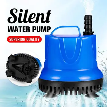

Ultra Silent Submersible Aquarium Water Pump for Fish Tank Fountain Garden Pond Rockery Adjustable Water Filter Pump