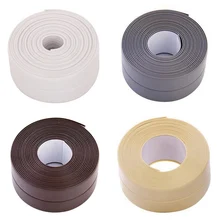 ПВХ водонепроницаемый плесени доказательство клейкая лента кухня соединение радиатора стикер для трещин ванная комната туалет угол зазор линия стикер