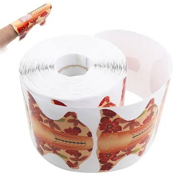 

100/500 Pcs Nail Art Paper Acrylic Tip Styling Tools Nails Care Roll Nail Forms Guide Extension