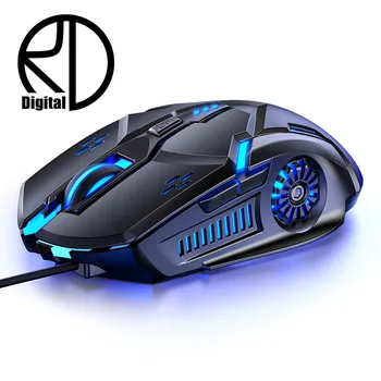 

Gaming Mouse Gamer Mouse 3200DPI LED Optical USB Wired Gaming Mouse 6 Buttons Gamer Computer Mice For Computer Laptop Desktop PC