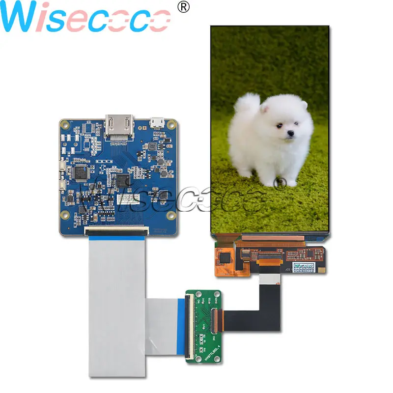 Wisecoco 5,0 дюймов AM-OLED ips экран с HDMI к MIPI драйвер платы H497TLB01.4 - Цвет: Full Kit