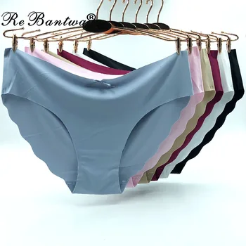 

10pcs/Lot High Quality Women's Seamless Panties Solid Ultra-thin Panties Underwear Women's Sexy low-Rise Ruffles Briefs Lingerie