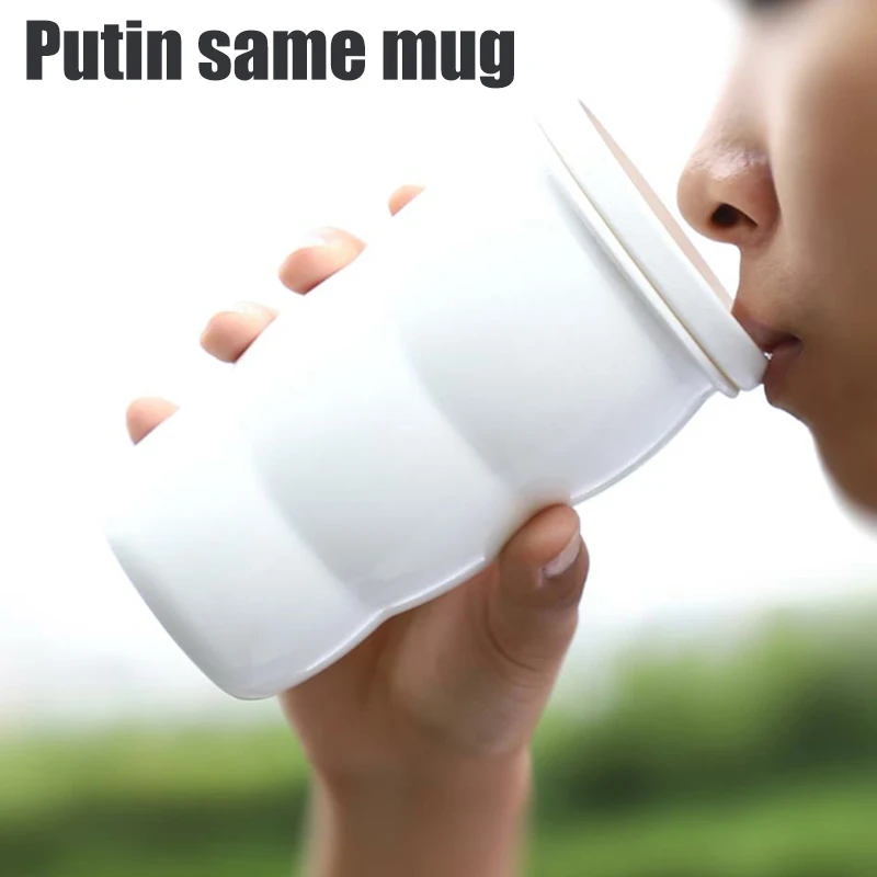 as show Дропшиппинг, та же термальная чашка Путиным, та же кружка Трамп Путиным G20, жареные термальные чашки кружки из нержавеющей стали P666 - Цвет: as show