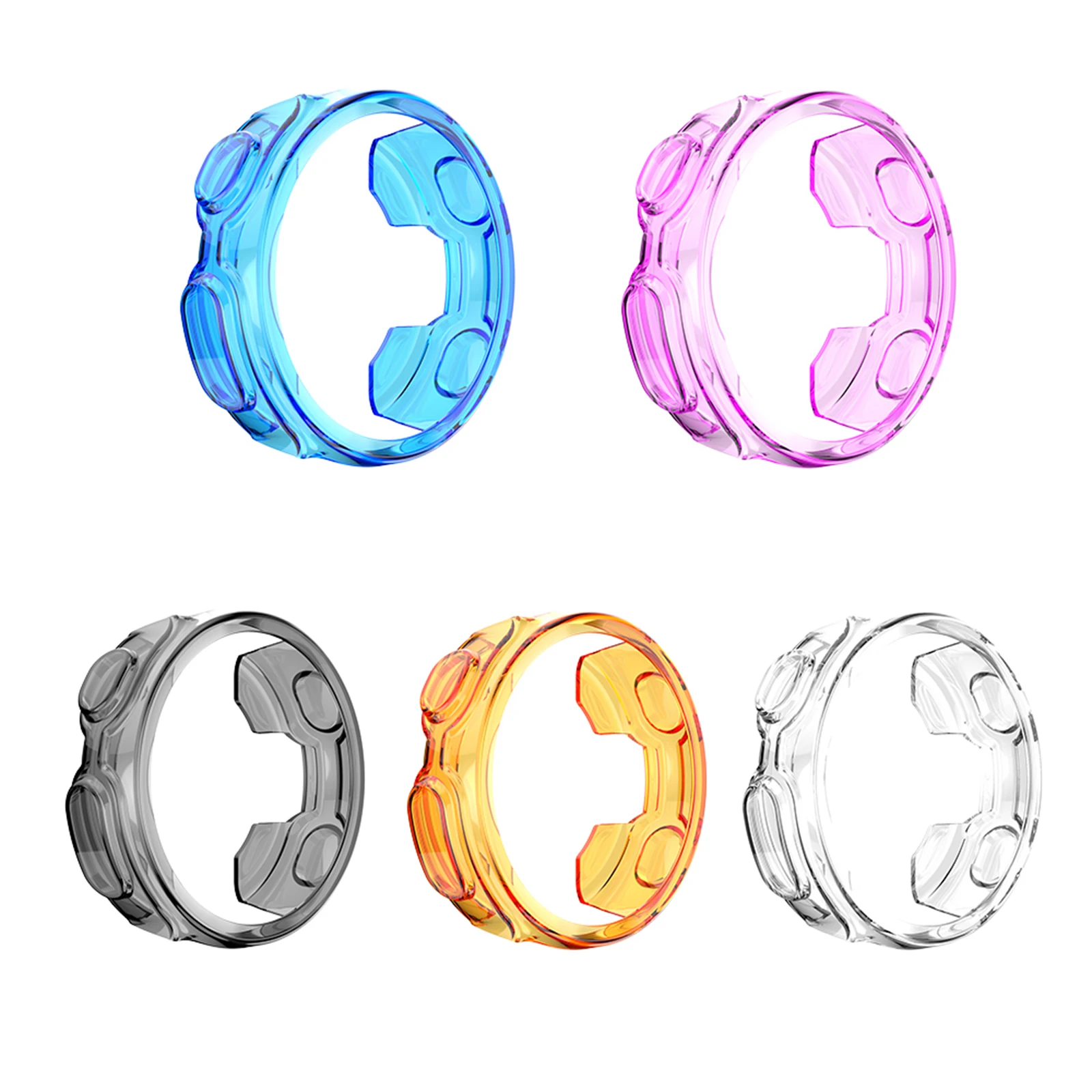 Custodia Protettiva In Tpu Trasparente Colorata Per Garmin Forerunner 735Xt Smart Watch