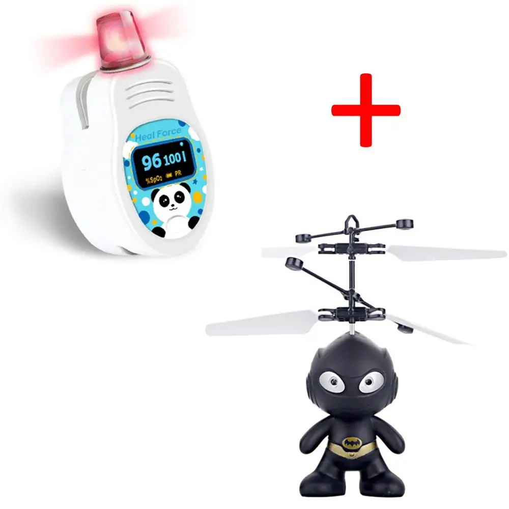 

Pediatric Oximeter Babies Children Child Pulse Heart Rate Monitor USB Charging Children package Matching toy Induction aircraft