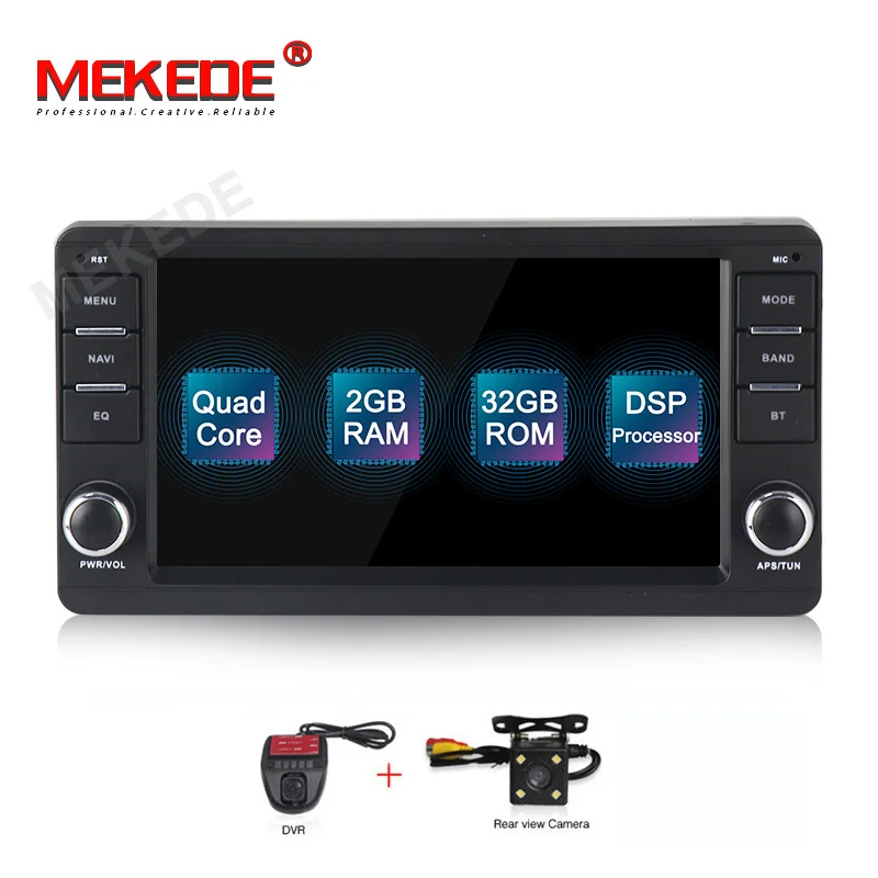 MEKEDE 7 дюймов Android 9,0 2+ 32G DSP автомобильный dvd-плеер для Mitsubishi Outlander Мультимедиа gps навигация wifi BT - Цвет: 32G CAMERA DVR