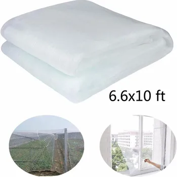 

3x2m White Greenhouse Garden Netting Fence Vegetables Fruit Flowers Plant Protection Net Vegetables Fruit Flowers Net New