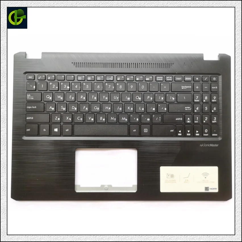 

Russian Keyboard with palmrest for ASUS YX570 YX570U YX570Z YX570UD YX570ZD RU Upper case cover
