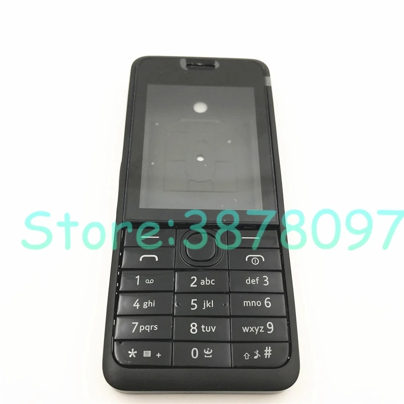 100% оригинал для Nokia Asha 301 n301 корпус с двойной карточкой + английская клавиатура