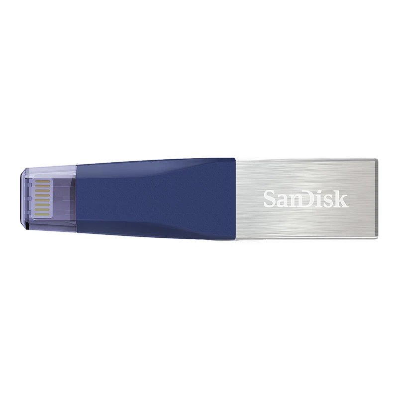 SanDisk USB флеш-накопитель 64 ГБ 128 ГБ USB 3,0 Флешка двойной OTG флеш-накопитель USB флешка для iPhone