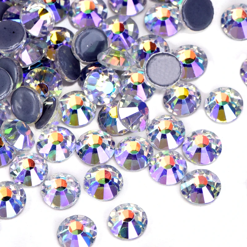 Hotfix Rhinestones Bulk, 1440pcs Crystal Hot Fix Rhinestones for