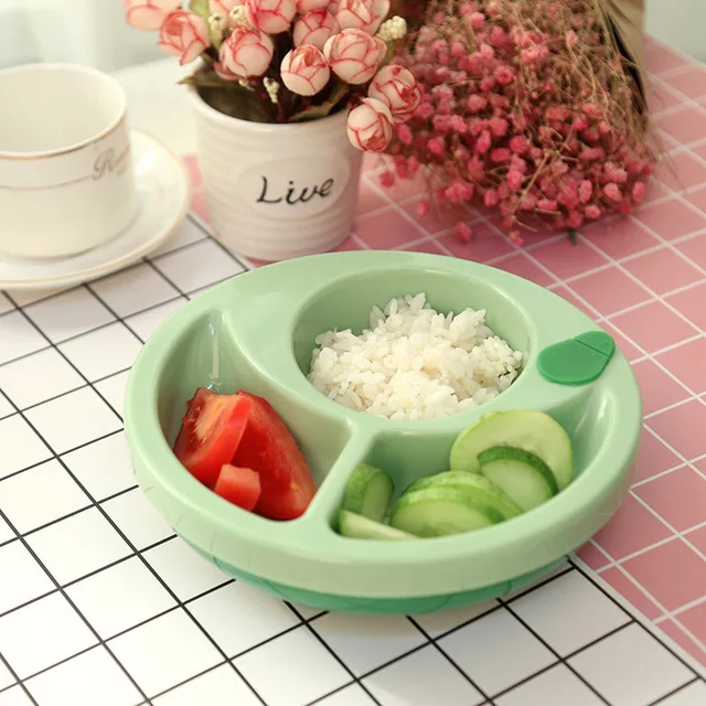 Imebaby Children Tableware Environmental Protection PP Silicone Chassis Insulation Suction Cup Bowl Baby Meal Training Bowl