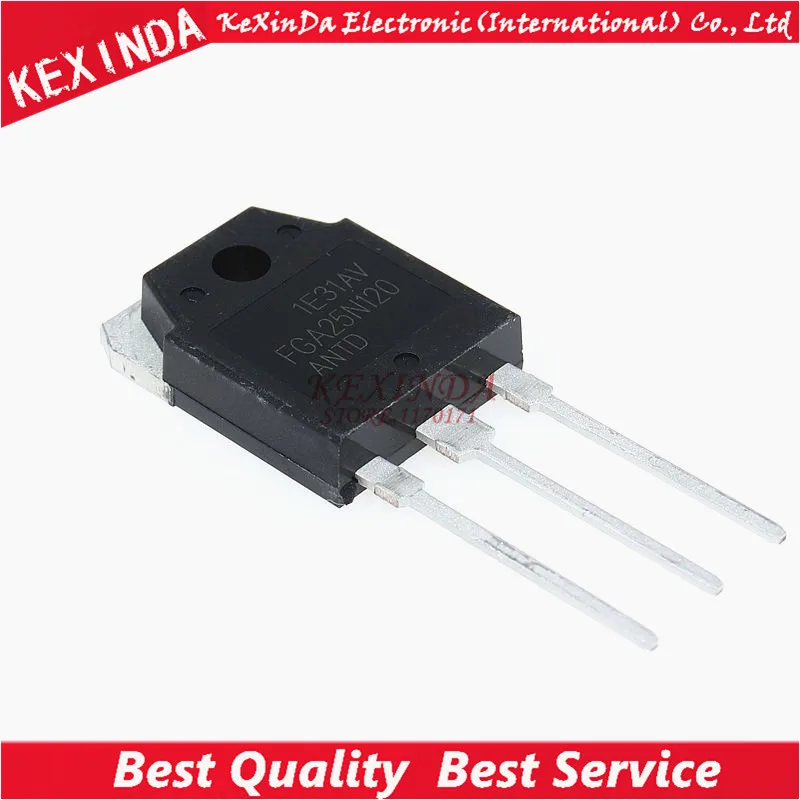 FGA25N120ANTD FGA25N120 25N120 TO-3P 1200 в 20 шт./лот бесплатная доставка | Электронные компоненты и