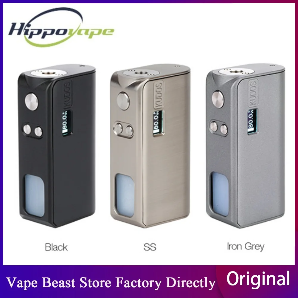 Оригинальный боксмод Hippovape Kudos 80 Вт Squonker емкость 7 5 мл питание от аккумулятора 18650