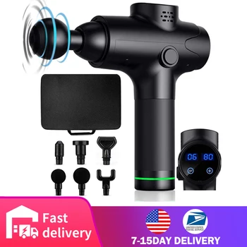 

Massage Gun Professional Deep Tissue Percussion massage gun muscle relaxation body massager, 20 Speed Vibration Fascia Gun