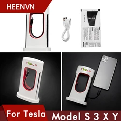 Heenvn – nouveau chargeur de voiture pour Tesla modèle 3 2021 modèle Y S X, accessoire de téléphone portable, Super chargeur 