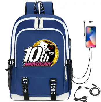 

Danganronpa Ouma Kokichi Backpack School Bags Bookbag Cosplay Anime Game Travel Casual Laptop Shoulder Bags Rucksack