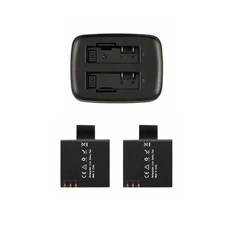 Экшн-камера AKASO 4K V50 Elite 2 аккумулятора 1100 мАч 12 В два зарядных порта USB | Электроника