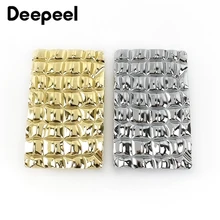 Deepeel 1pc ID 38mm Alloy Smooth Belt Buckles Head Male Designer Punk Style Buckle Metal Leather Crafts Men's Belts Accessories