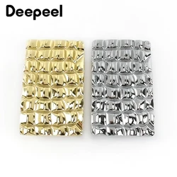 Deepeel 1pc id 38mm liga suave cinto fivelas cabeça designer masculino estilo punk fivela de metal couro artesanato masculino cintos acessórios