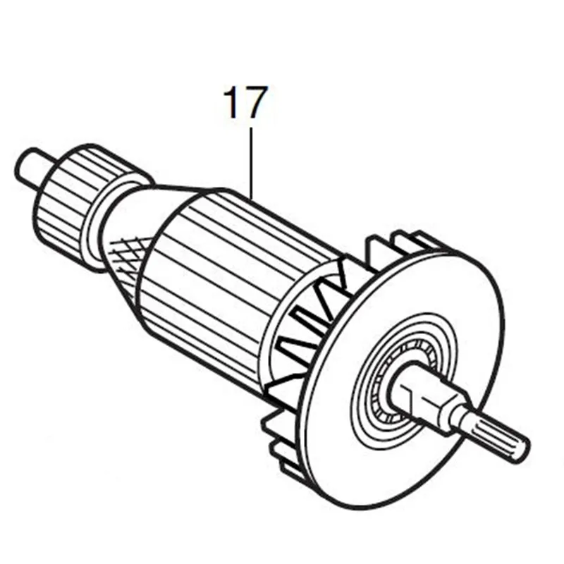 AC220-240V MAKITA 518864-3 ротор якорь электродвигателя для M435 ротора