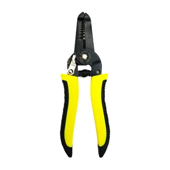

7" Professional Wire Stripping Cutter Portable Stripper Crimper Pliers Multi-function Cable Wire Crimping Manual Tool