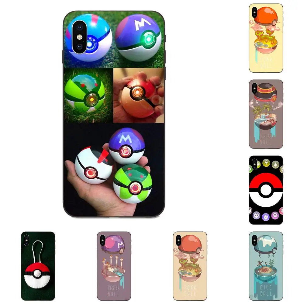 

Soft TPU Cell Phone Case Pokemons Ball For Xiaomi Mi Mix Max Note 2 2S 3 5X 6 6X 8 9 9T SE A1 A2 A3 CC9e Lite Play Pro F1
