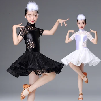 

SONGYUEXIA Children's Ballet Latin Dance Skirt Girl's Costumes For Dance Class Cute Bubble Skirt Pure Cotton Dance Clothing