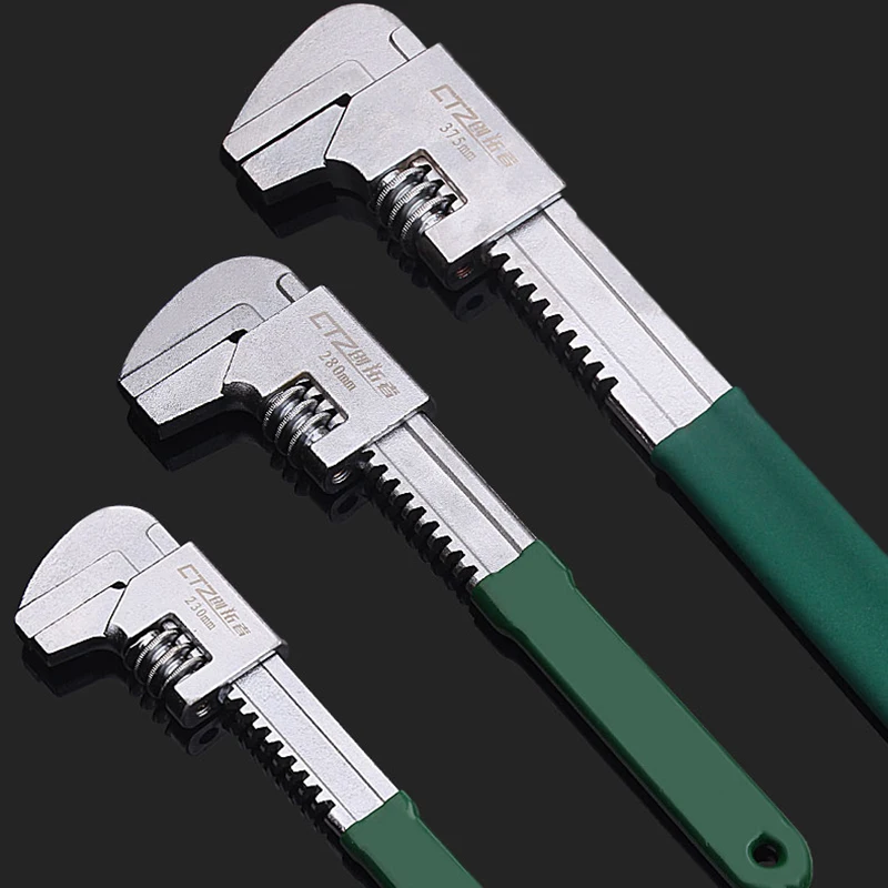 

KALAIDUN Wrench Adjustable Multi-function Universal Key Ratchet Torque Large Opening Pipe Spanner Plumbing Repair Hand Tools