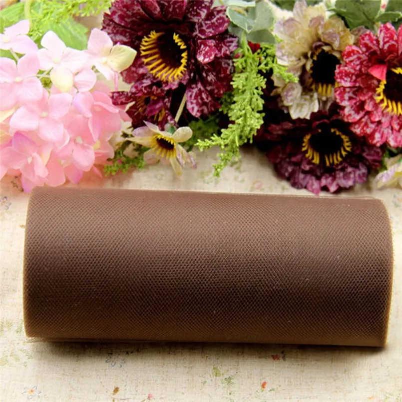 Arranged tablecloth tulle dress up wedding car tulle new multi-color table skirt tutu tulle tablecloth wedding dressing 30S16 (3)