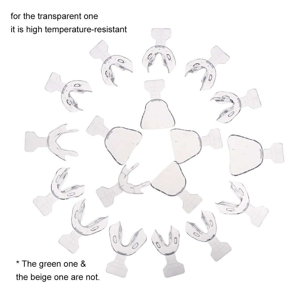 Упаковка из 18 шт. подставки под зубные слепки Стоматологическая Поставка держатель зубов пластиковые стоматологические инструменты(высокая термостойкость