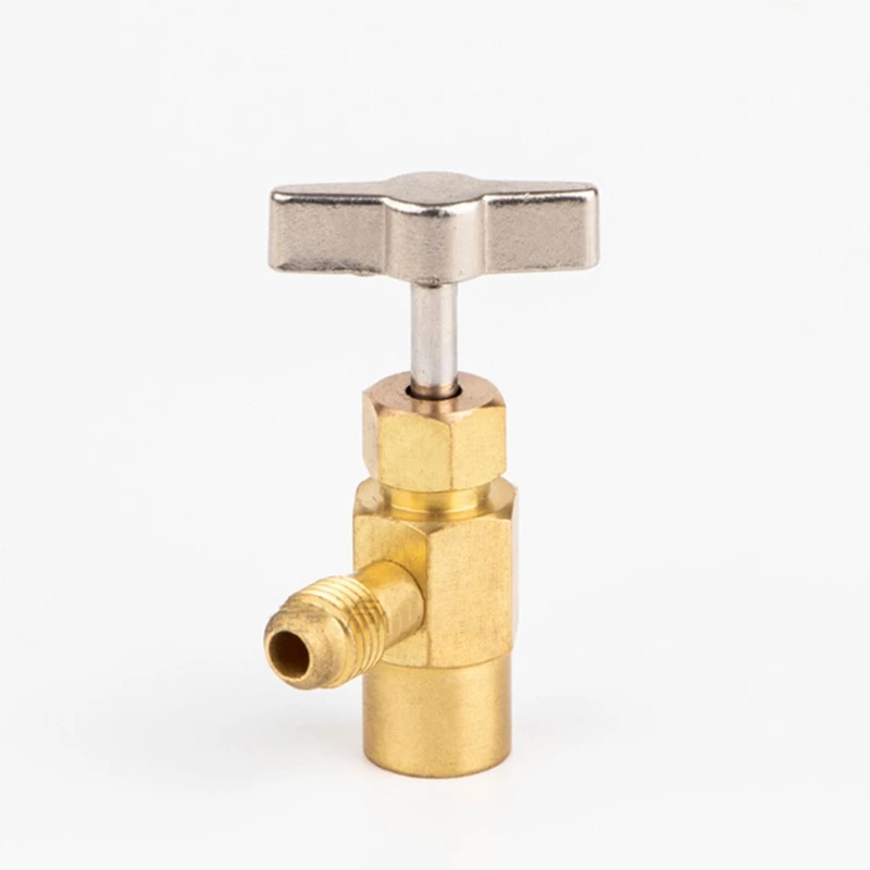 High Quality New R134A Can Tap Valve Refrigerant Dispenser Tool with Tank Adapter for 1/2 inch AC Freon Charging Hose