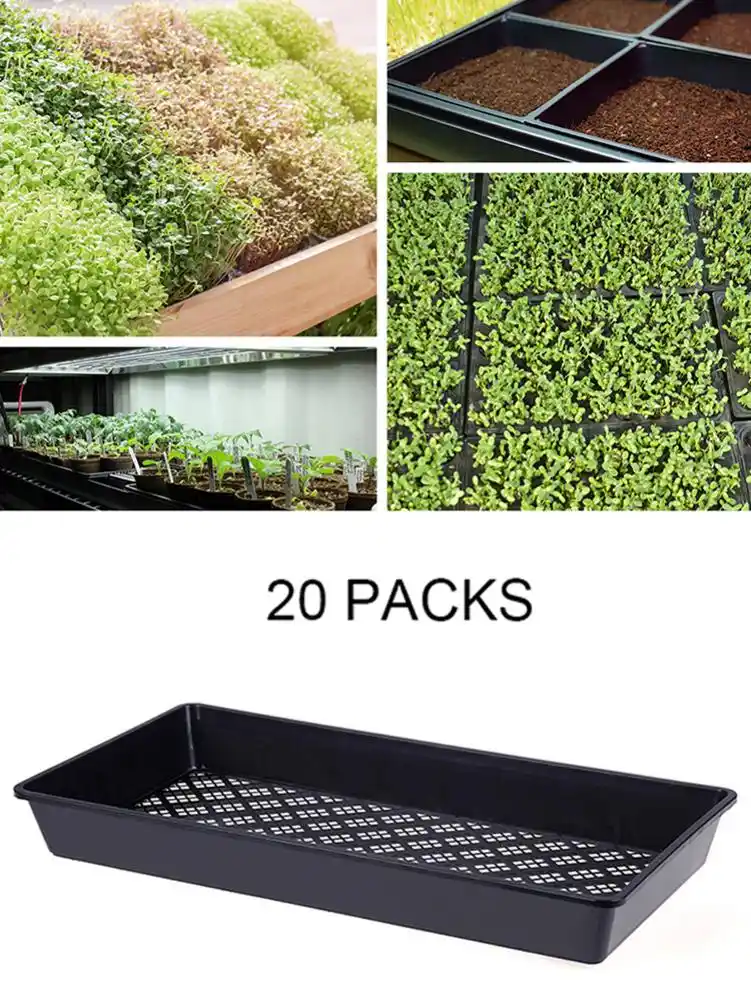 Seeds /& Cuttings Rigid 4 Multicell Oxygen Grow Pots- Plant Trays Pack of 10 Reusable Extra Strong Ideal for Plugs