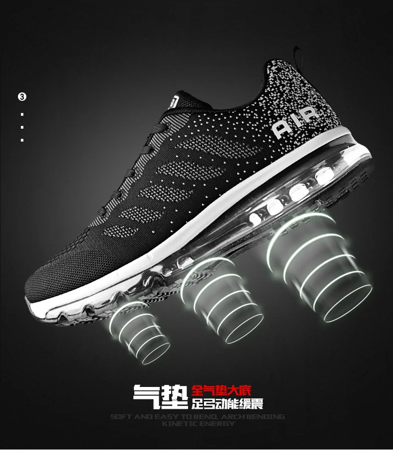 NIKEzi Workout Professional Men Running Sport Shoes Full Air Sole Casual Athletic Footwear Max Air 720 Male Comfortable Sneakers