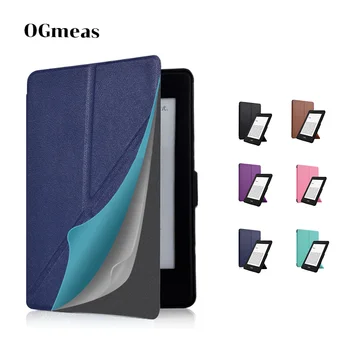 

PU Leather Shell for Kindle Paperwhite 6'' Case for Amazon Kindle Paperwhite 1 2 3 Smart Case Cover Capa Funda Multi-folding