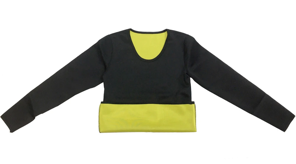 CXZD Hot Thermo Shapewear Slimming Long Sleeve Shirt + Pant, Workout Sweat Sauna Suit, Neoprene Bodysuit, Weight Loss Fat Burner for Women corset (2)