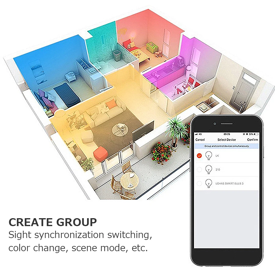 GU10 LED Tuya WiFi Smart Bulb 5W 7W 9W APP Control Work With Google Home Dimmable Timer Function smart led light bulbs