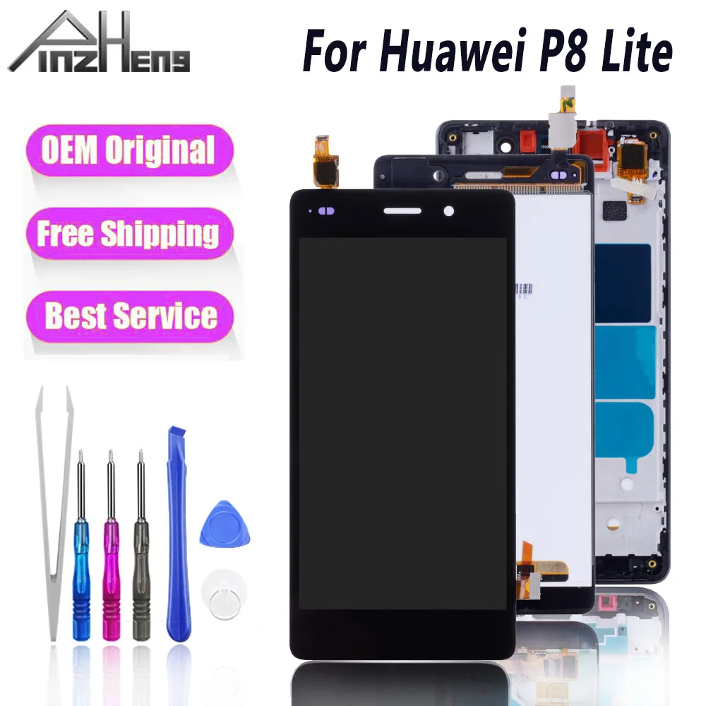 

PINZHENG LCD Display For Huawei P8 Lite Touch Screen Replacement Screens For Huawei P8 Lite LCD Display Touch Screen Digitizer