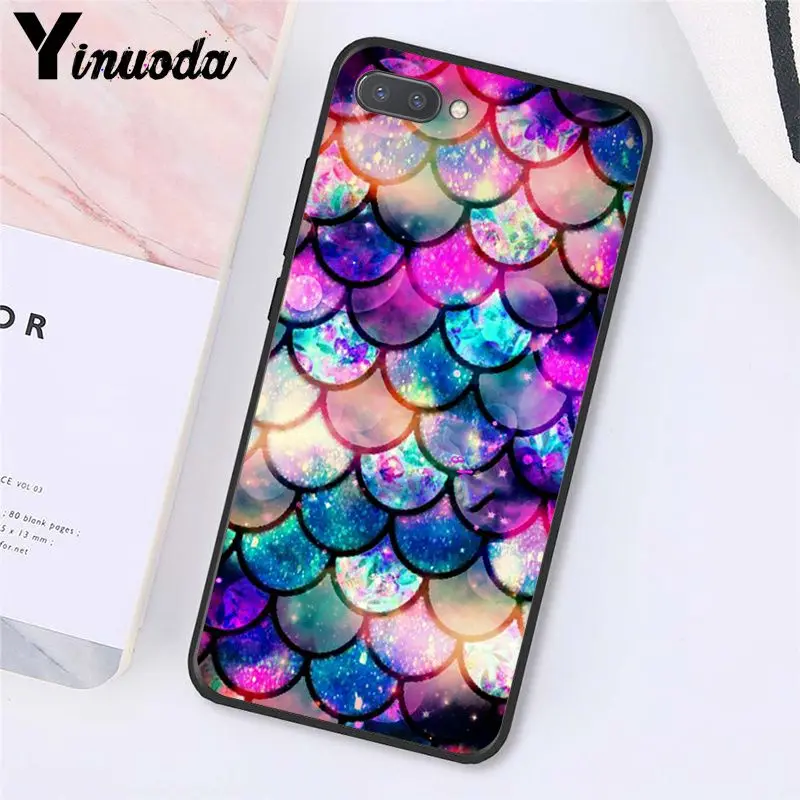 Pink Purple Glitter Mermaid Scales