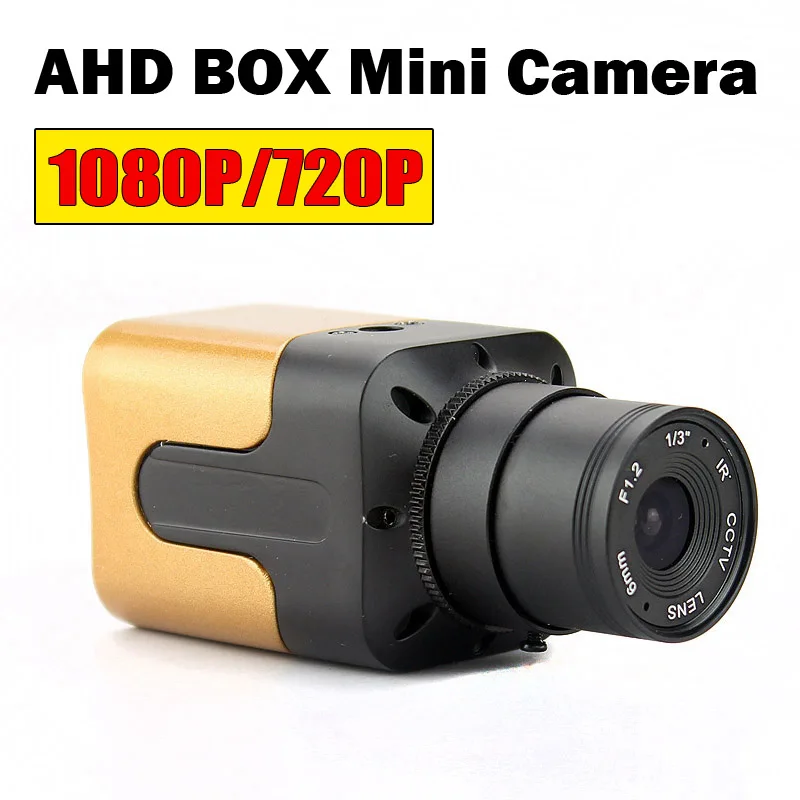 Full HD 1080P или 720P AHD маленькая коробка для мини-камеры 2MP или 1.0MP AHD камера видеонаблюдения HD разрешение Мини аналоговая камера видеонаблюдения камера