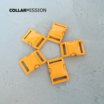 

Retailing orange metal buckle quick side release for garment bag dog accessories 20mm sewing DIY dog collar accessory CCK20O