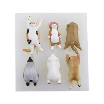 

Super Cute Sleepy Animals Cat Dog Bear Silicone Resin Mold Jewelry Making Tool E15E