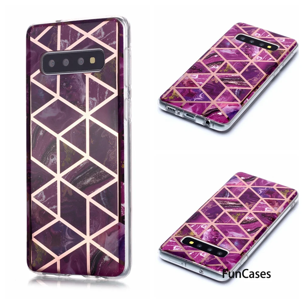 S10 фиолетовый мягкий ТПУ защитный чехол для Броня Samsung простые Чехлы Galaxy carcaso